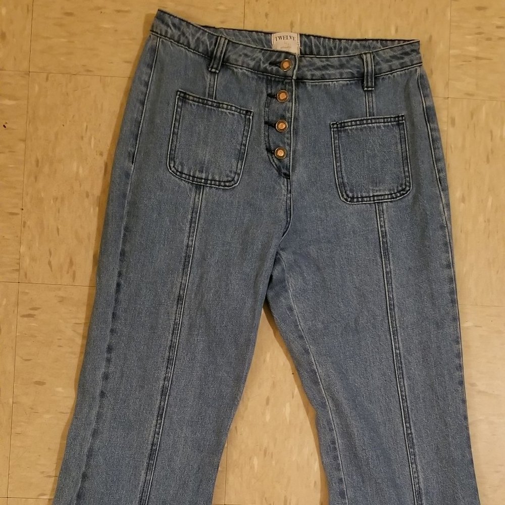 Women Vintage Twelve by ontwelfth Button Fly Jeans